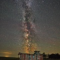 2019-08-05 Milky Way + Old Train Caboose 1 - Michael St. Laurent